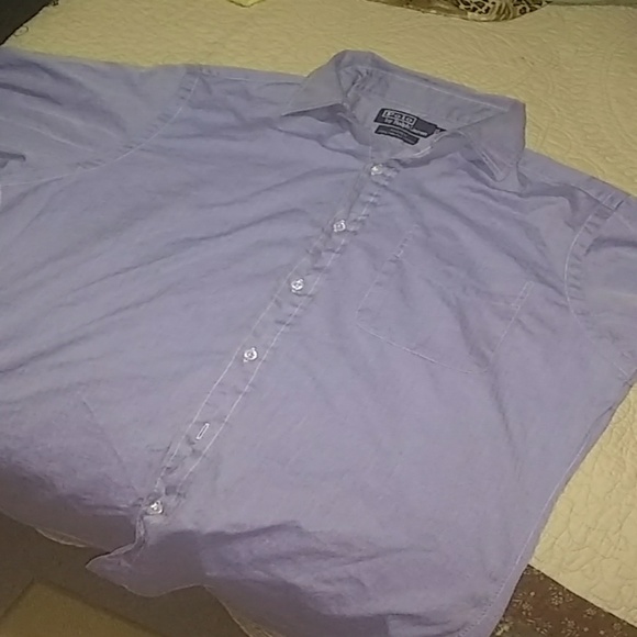 Mens raulph rauren long sleeve button down 15.5 L - Picture 1 of 2